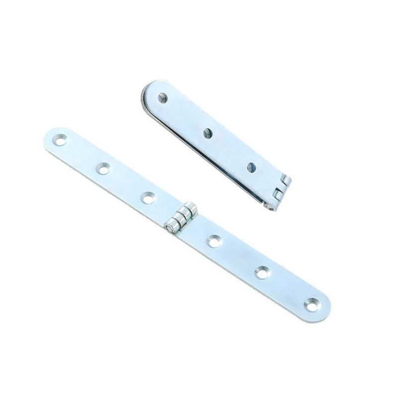 Lokatall 10PCS Marine Boat Door Hinges - 270 Degree Heavy Duty Strap Hinges for Folding Table Wooden Box Cabinet Door & DIY Projects - 155x16mm Silver - Image 3